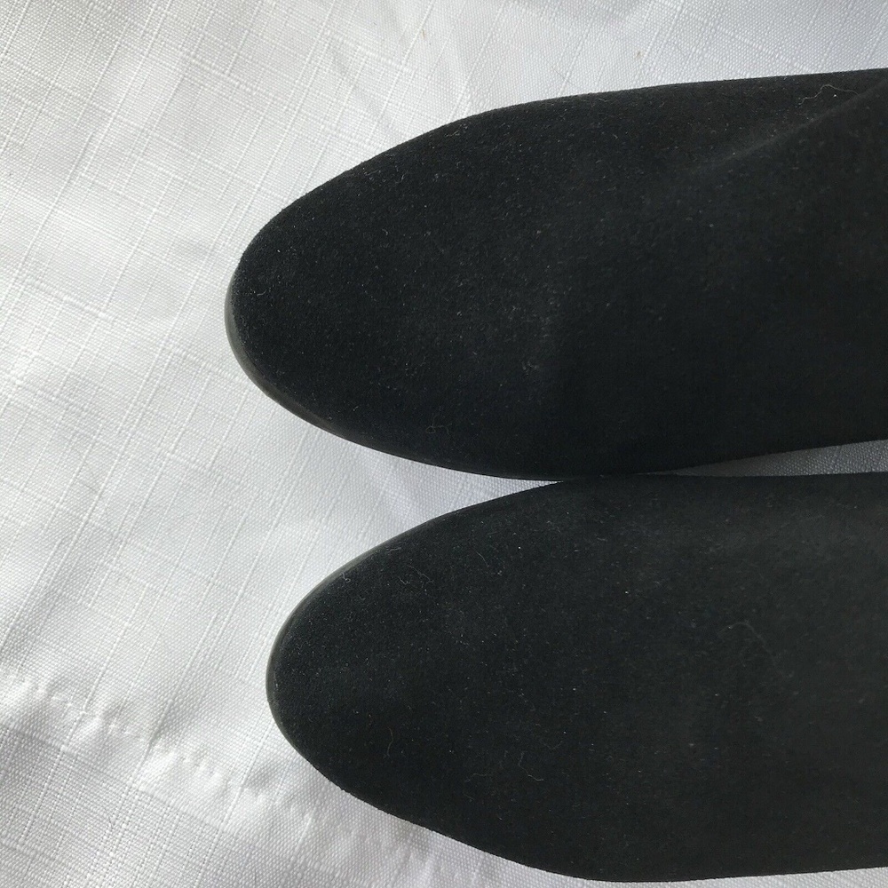 Blondo Womens Valli Waterproof Suede Ankle Bootie US 9.5 M Black Zip - Picture 3 of 12